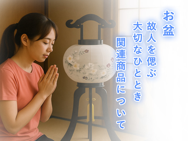 ～お盆～　故人を偲ぶ大切なひととき　関連商品について